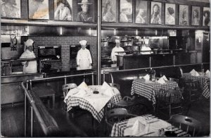 Vtg New York City NY Gallagher's Steak House Restaurant 1950s View Postcard