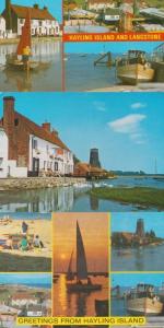 Hayling Island Essex Royal Oak Pub Beach Langstone Funfair Theme Park Postcard s