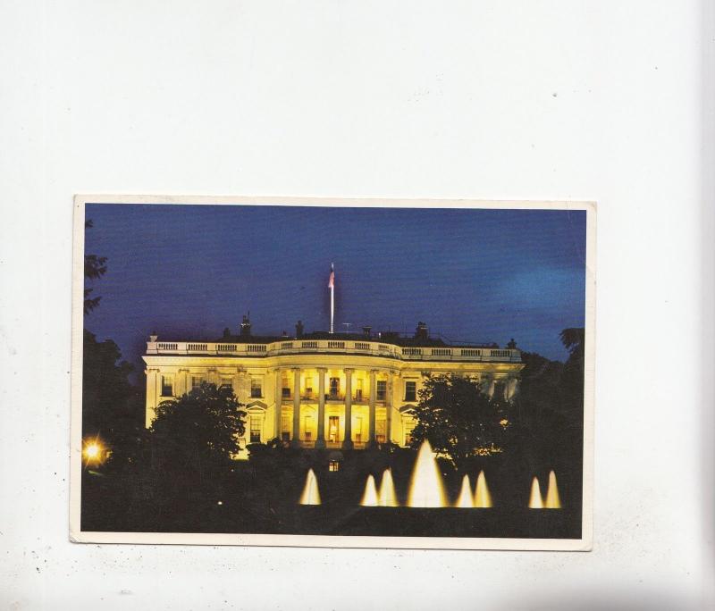 BF26800 white house washington looking south   USA  front/back image