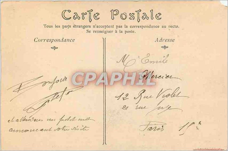 Postcard Old Castle Chantilly