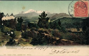 Mexico Amecameca EL Iztaccihuatl Vintage Postcard 07.72 