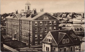 Oceanographic Institute Woods Hole MA Massachusetts Collotype Postcard G93