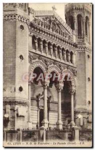 Lyon - Our Lady of Fourviere - Old Postcard