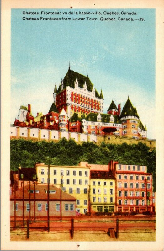 Lot of 7 : QUEBEC CANADA VINTAGE UNPOSTED CARTE POST GREAT COLORS! Postcards