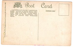 Logfellow`s Home, Cambridge, Massachusetts