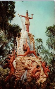 1950s Giant Chief Tomoka Tomoka State Park Ormond Beach FL Postcard