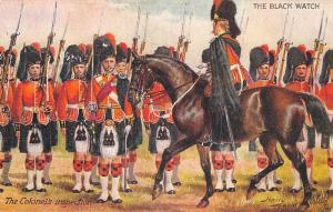 BR101348 the colonel s inspection the black watch military militaria postcard uk