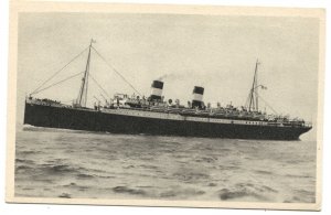 Postcard Ship S/S Roma Navigazione Generale Italiana