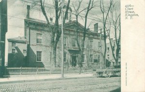 Kingston NewYork Court House 1905 UDB Glittered Postcard