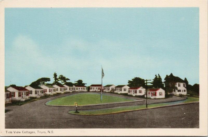 Tide View Cottages Truro NS Nova Scotia UNUSED Vintage Postcard D90