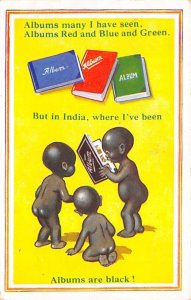 In India where Ive been Albums are Black Postcard