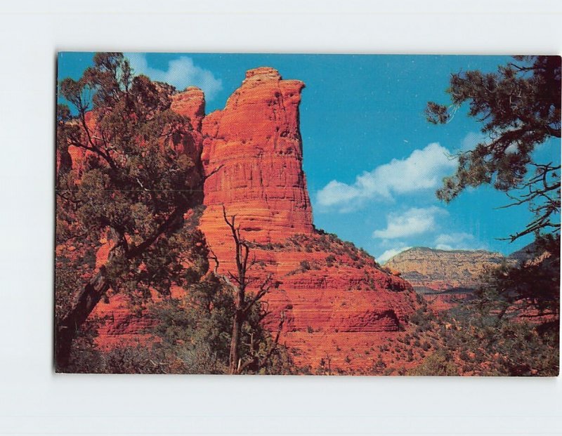 Postcard Coffee Pot Rock, Oak Creek Canyon, Sedona, Arizona