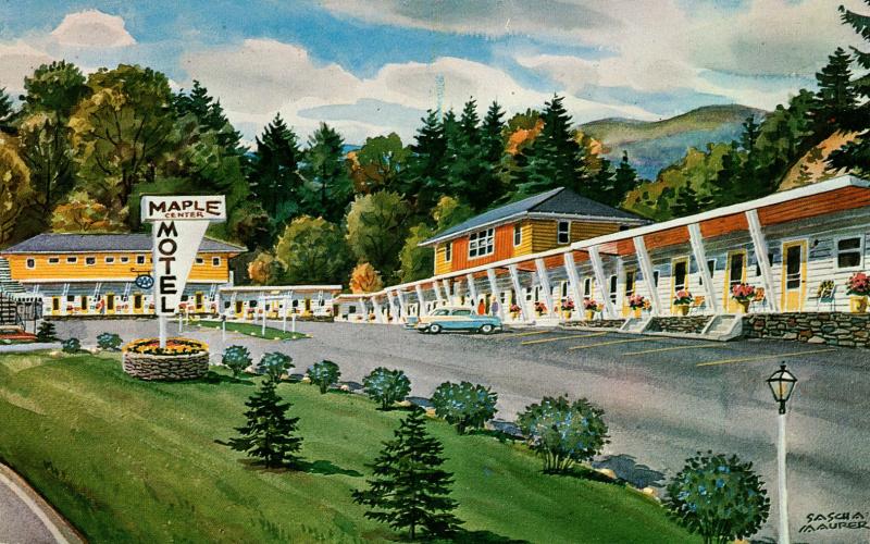 VT - St Johnsbury. Maple Center Motel