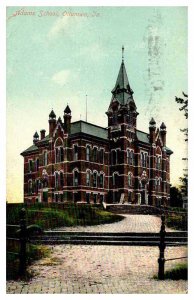 Postcard SCHOOL SCENE Ottumwa Iowa IA AR9425