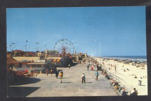 DAYTONA BEACH FLORIDA SWIMMING AMUSEMENT PARK FERRIS WHEEL VINTAGE POSTCARD