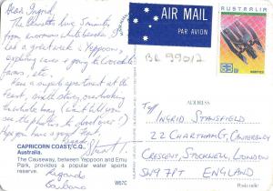 BR99017  capricorn coast c q australia the causeway