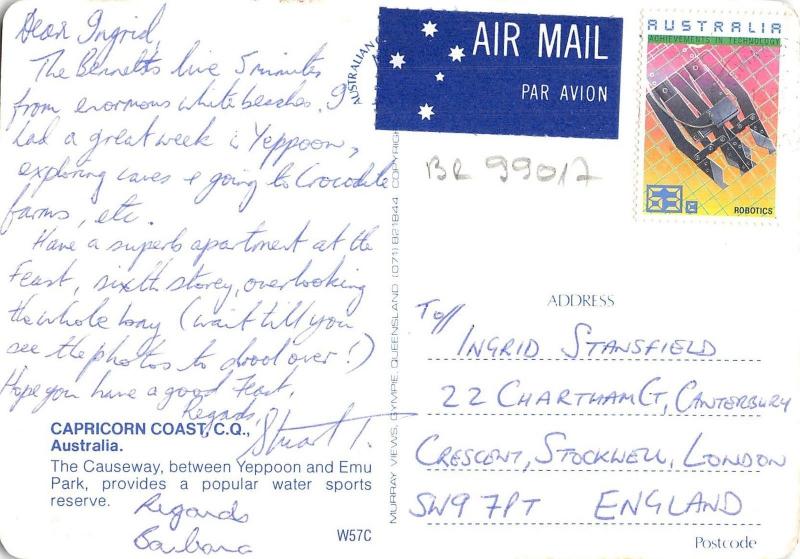 BR99017  capricorn coast c q australia the causeway