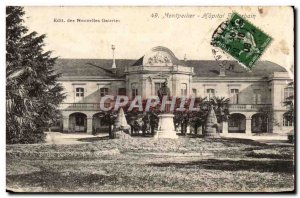 Old Postcard Montpellier Hospital