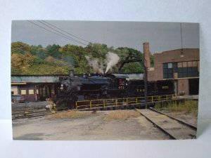 Railroad Postcard Philadelphia Reading 972 Locomotive Steam Train Audio Visual