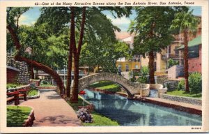 Postcard TX San Antonio - Riverwalk