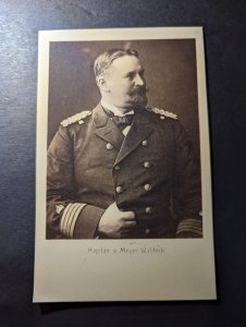 Mint Germany Military RPPC Postcard Kapitan v Meyer Waldeck Portrait
