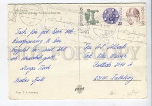 402143 ship Scane Old RPPC Trelleborg port sea shipping post