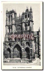 Old Postcard Cathedral of & # 39Amiens