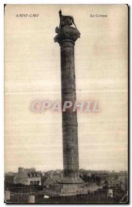 Old Postcard Saint Cast Column