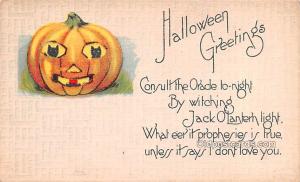 Halloween Greetings Unused 