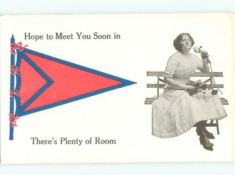 Divided-Back PRETTY WOMAN Risque Interest Postcard AA7778