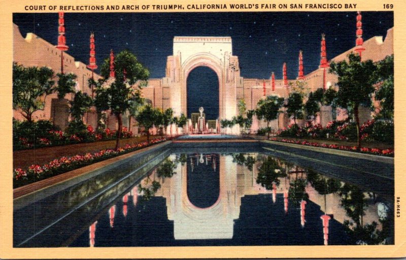 California World's Fair San Francisco Court Of Reflections and Arch Of T...