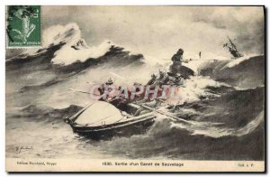 Old Postcard Boat Trips d & # 39un lifeboat