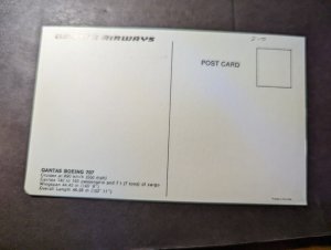Mint Australia Aviation Postcard Qantas Airways Boeing 707