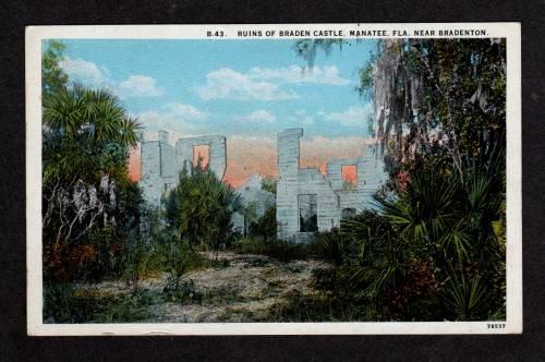 FL Ruins Braden Castle MANATEE FLORIDA nr BRADENTON