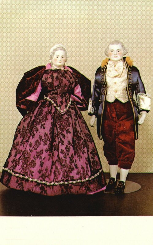 ​Vintage Postcard The Embers Doll Museum George & Martha Washington Collections