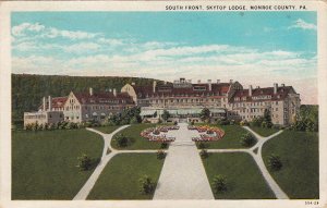 Postcard South Front Skytop Lodge Monroe County PA