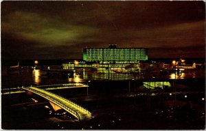 Toronto International Airport Canada Aeroquay Postcard Plastichrome Jack Vintage 