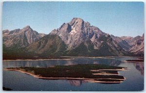 Postcard - Mt. Moran and Jackson Lake, Grand Teton National Park - Wyoming