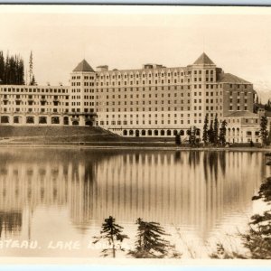 c1920s Fairmont Chateau Lake Louise RPPC Alberta Real Photo by Byron Harmon A22