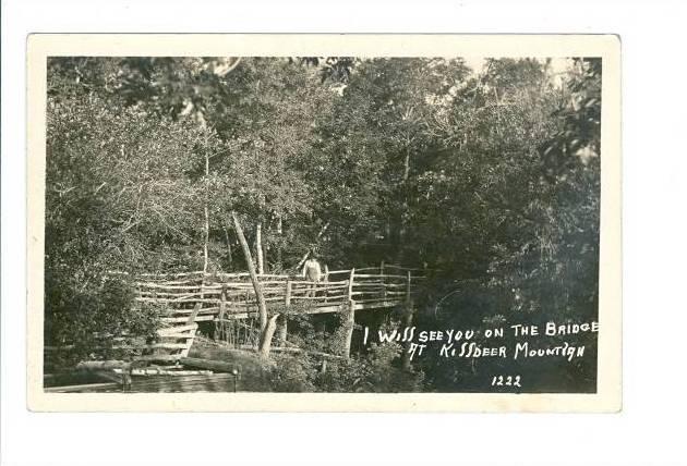 LP85 Bridge Killdeer Mountain North Dakota RP Postcard