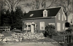 Kittery Point Maine ME Pepperrell's Counting House Eastern Illus RPPC Postcard