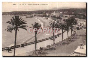 Postcard Old Nice Panorama Ponchettes