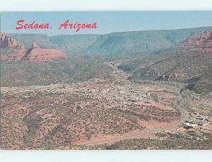 Unused Pre-1980 AERIAL VIEW Sedona Arizona AZ A4222