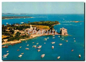 Postcard Modern Ile Saint Honorat AM Former Monastery strengthens high