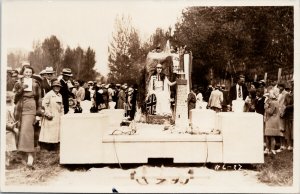 Britannia Festival Float Celebration ?? (Hilda Still) Unknown Loc Postcard G8