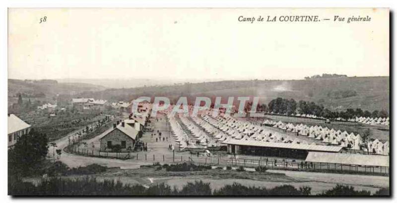 Creuse Postcard Old Camp of Courtine General view