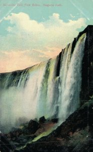 Canada Horseshoe Falls from Below Niagara Falls Vintage Postcard 07.60
