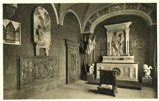 Italy - Rome. Castel S. Angelo, Cappella Leone X.  Church Interior    *RPPC