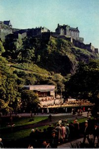 Scotland Edinburgh Princes Street Gardens and Bandstand