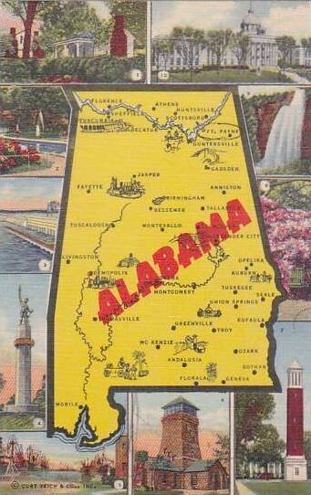 Map Of Alabama